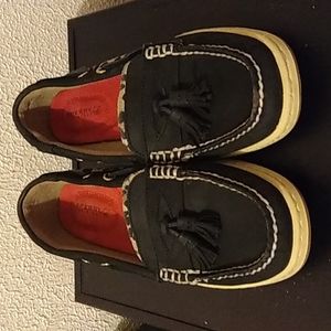 Sperry leopard print shoes 8.5
